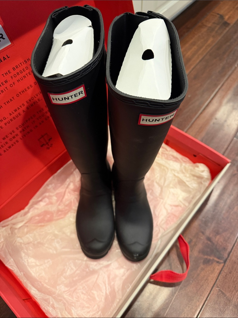 women's hunter original back adjust rain boot size us6 - Picture 5 of 8